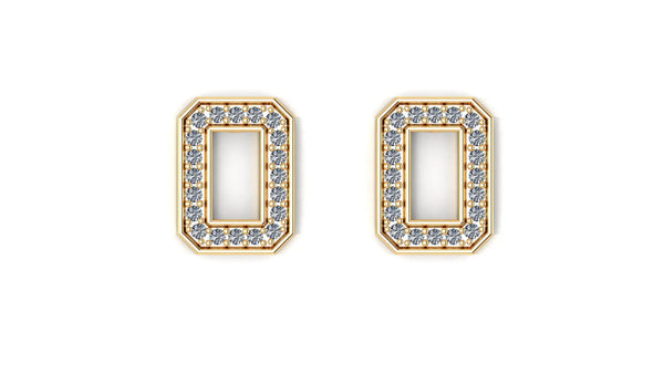 0.20 ct Lab-Grown Diamond Round Lightweight Stud Earrings