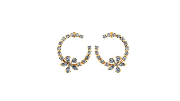 1.52 ct Lab-Grown Diamond Multi-Shape Stud Earrings