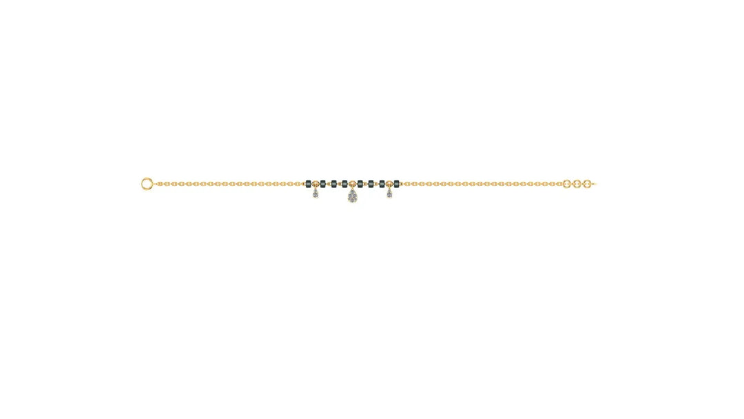 0.195 ct Lab-Grown Diamond Round Chain Bracelet
