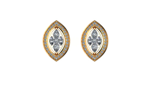 0.55 ct Lab-Grown Diamond Multi-Shape Stud Earrings