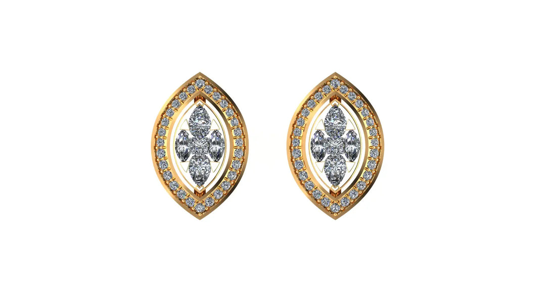0.55 ct Lab-Grown Diamond Multi-Shape Stud Earrings