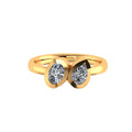 0.89 ct Lab-Grown Diamond Oval & Pear Ring