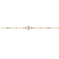 0.16 ct Lab-Grown Diamond Round Rose Gold Chain Bracelet