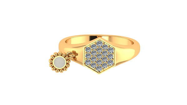 0.21 ct Lab-Grown Diamond Round Everyday Ring