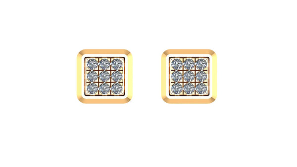 0.30 ct Lab-Grown Diamond Round Petite Stud Earrings