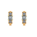 1.51 ct Lab-Grown Diamond Princess Hoop Earrings