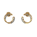 0.44 ct Lab-Grown Diamond Round Rose Gold Cluster Stud Earrings