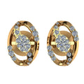 0.56 ct Lab-Grown Diamond Round Blush Stud Earrings