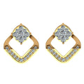 0.41 ct Lab-Grown Diamond Round Rose Gold Stud Earrings