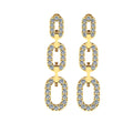 0.59 ct Lab-Grown Diamond Round Drop Earrings