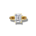 2 Ct Lab Grown Emerald Verdant Solitaire Ring