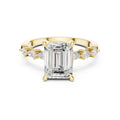 2.43ct Radiant Bloom Round Lab Grown Diamond Ring