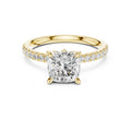 1.67ct Delicate Aura Round Lab Grown Diamond Ring