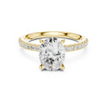1.76ct Refined Whisper Oval Lab Grown Diamond Ring