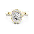 1.44ct Celestial Oval Pavé Lab Grown Diamond Ring