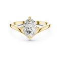 0.90ct Minimal Oval Solitaire Lab Grown Diamond Ring