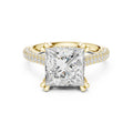4.45ct Modern Princess Lab Grown Diamond Ring