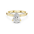 1.34ct Elegant Pear Lab Grown Diamond Ring