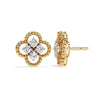 0.9 Ct Stellar Whisper Round Halo Studs