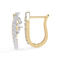 0.4 Ct Glimmer Path Baguette Hoops
