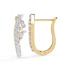 0.4 Ct Glimmer Path Baguette Hoops