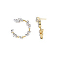 0.8 Ct Golden Glide Round Hoops