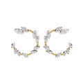 0.8 Ct Golden Glide Round Hoops
