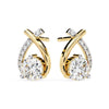 1.3 Ct Gleam Crest Round Solitaire Studs