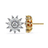 1.4 Ct Royal Quill Marquise Halo Studs