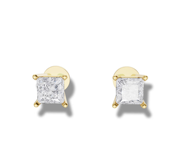 0.20 ct Lab-Grown Diamond Princess Cut Earrings