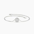 0.25 ct Lab-Grown Diamond Round Classic Chain Bracelet