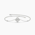 0.18 ct Lab-Grown Diamond Round Lovely Chain Bracelet