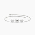 0.21 ct Lab-Grown Diamond Round Radiant Chain Bracelet