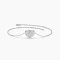0.17 ct Lab-Grown Diamond Round Effortless Chain Bracelet