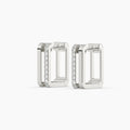 0.105 ct Lab-Grown Diamond Round Everyday Hoop Earrings
