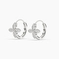 0.15 ct Lab-Grown Diamond Round Timeless Hoop Earrings