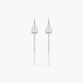 0.20 ct Lab-Grown Diamond Round Sui Dhaga Earrings