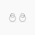 0.17 ct Lab-Grown Diamond Round Cluster Stud Earrings