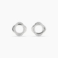 0.135 ct Lab-Grown Diamond Round Pavé Stud Earrings
