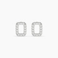 0.14 ct Lab-Grown Diamond Round Cluster Stud Earrings