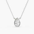 0.18 ct Lab-Grown Diamond Pear Solitaire Pendant