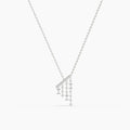 0.39 ct Lab-Grown Diamond Round & Baguette Pendant