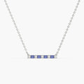 0.19 ct Lab-Grown Diamond Round & Baguette Pendant