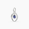 0.13 ct Lab-Grown Diamond Round & Pear Pendant