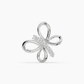 0.08 ct Lab-Grown Diamond Round White Gold Pendant