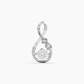 0.095 ct Lab-Grown Diamond Round Shimmer Pendant