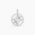 0.46 ct Lab-Grown Diamond Round & Marquise Pendant