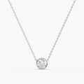 0.27 ct Lab-Grown Diamond Round Solitaire Pendant