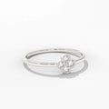 0.14 ct Lab-Grown Diamond Round Blush Ring