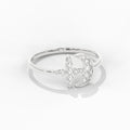 0.16 ct Lab-Grown Diamond Round Refined Ring
